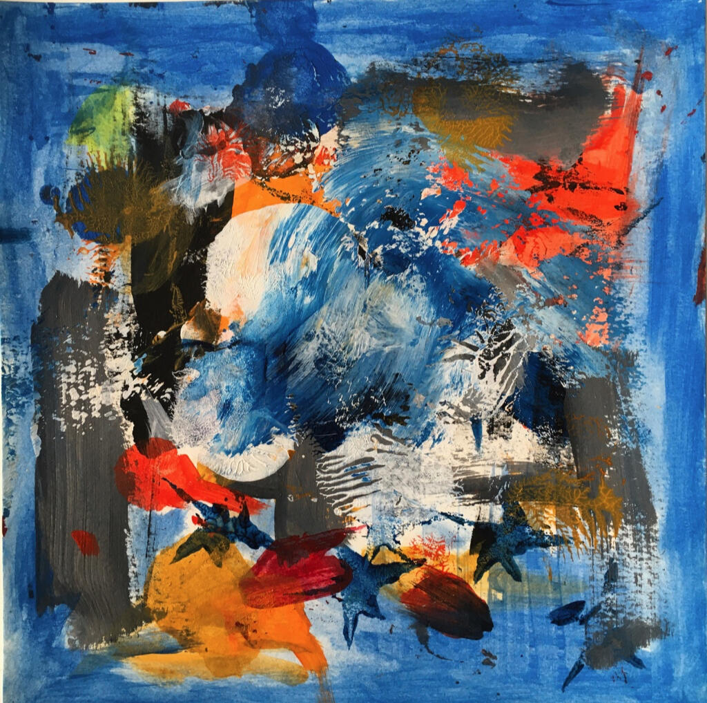 Abstract Acrylic Painting