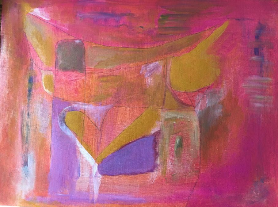 Abstract Acrylic Painting