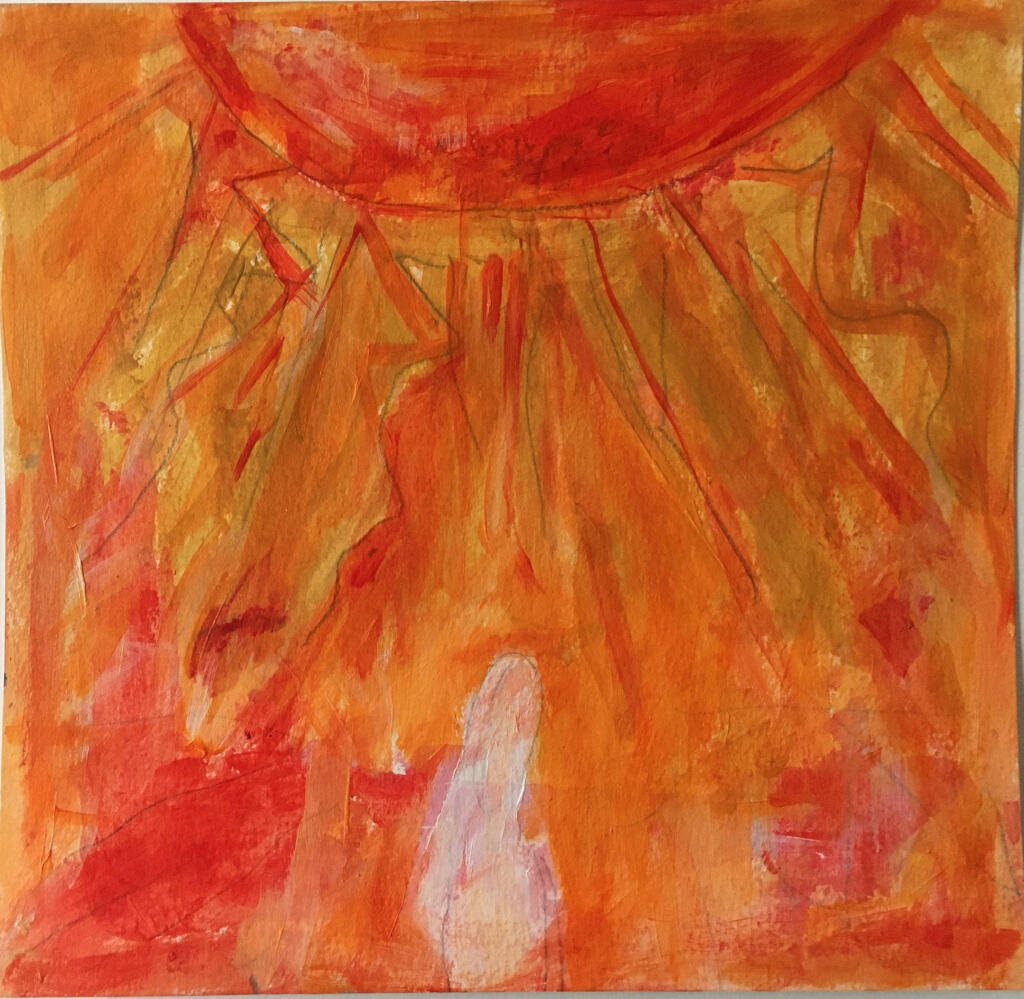 Abstract Acrylic Painting